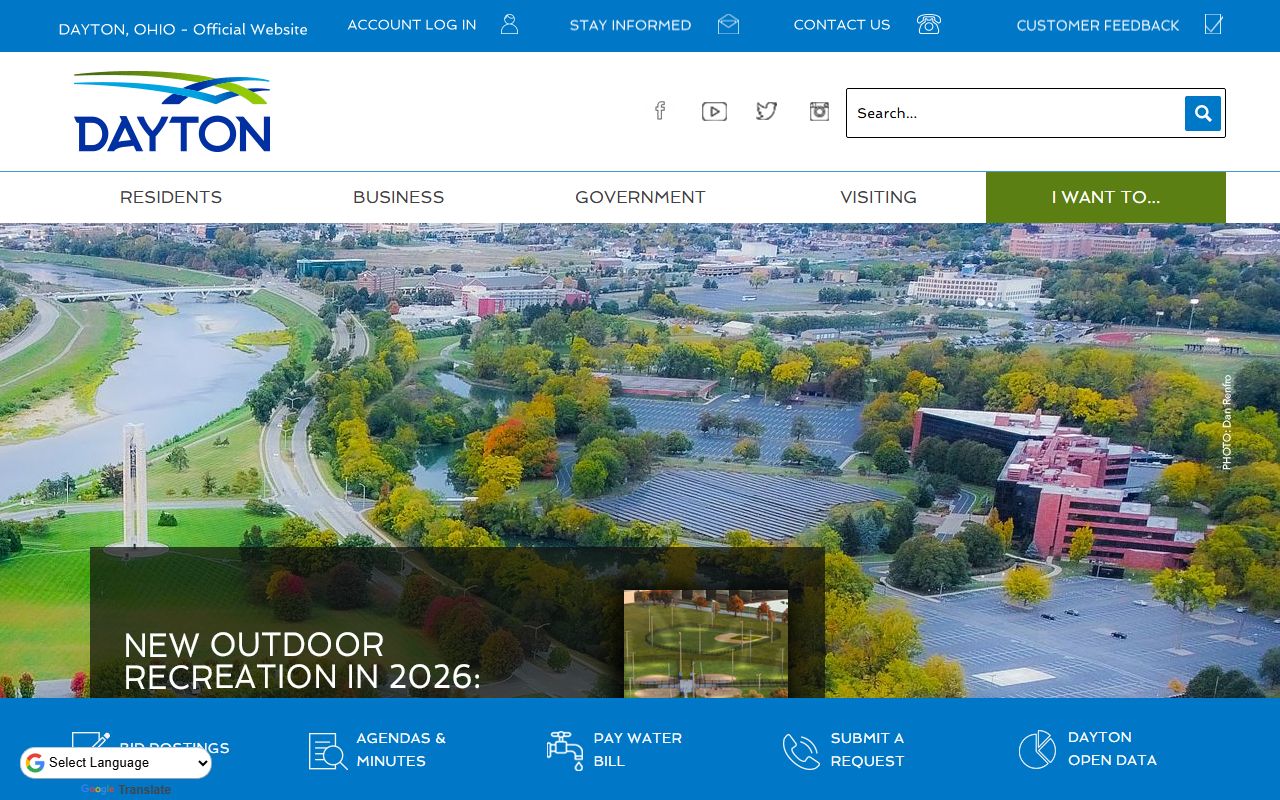 Dayton 24 hour booking city resource portal
