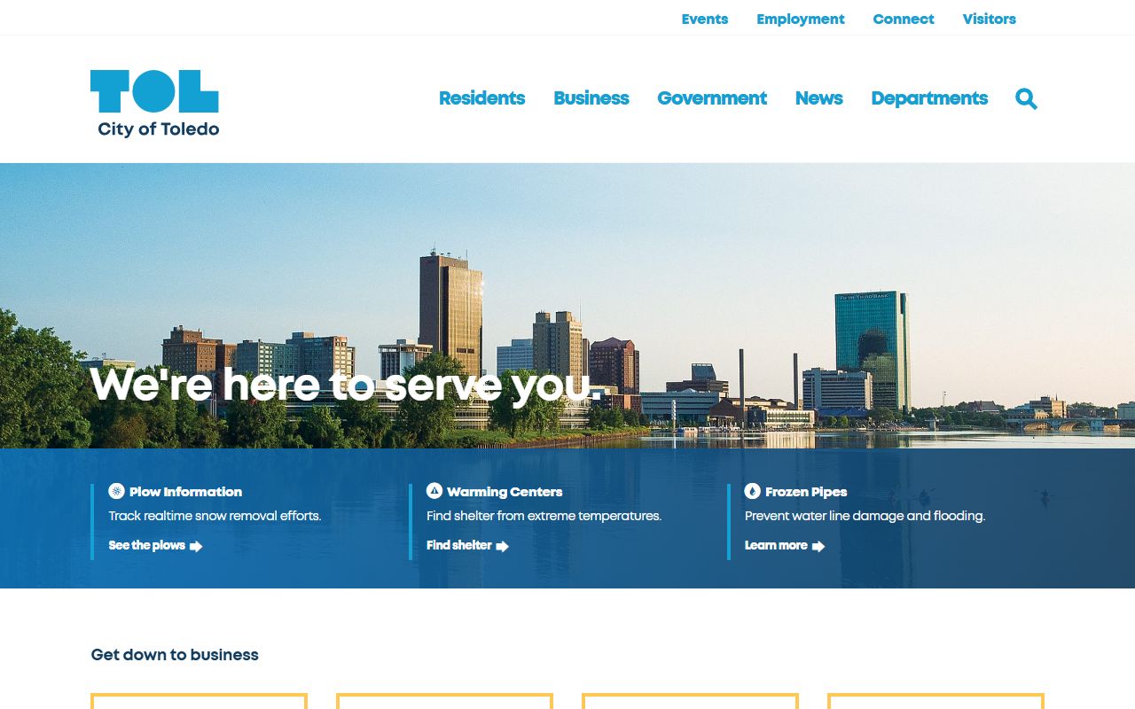 Toledo 24 hour booking city resource portal