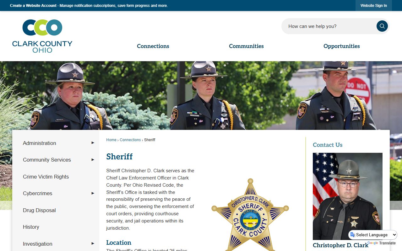 Clark County 24 hour booking Sheriff's Office website