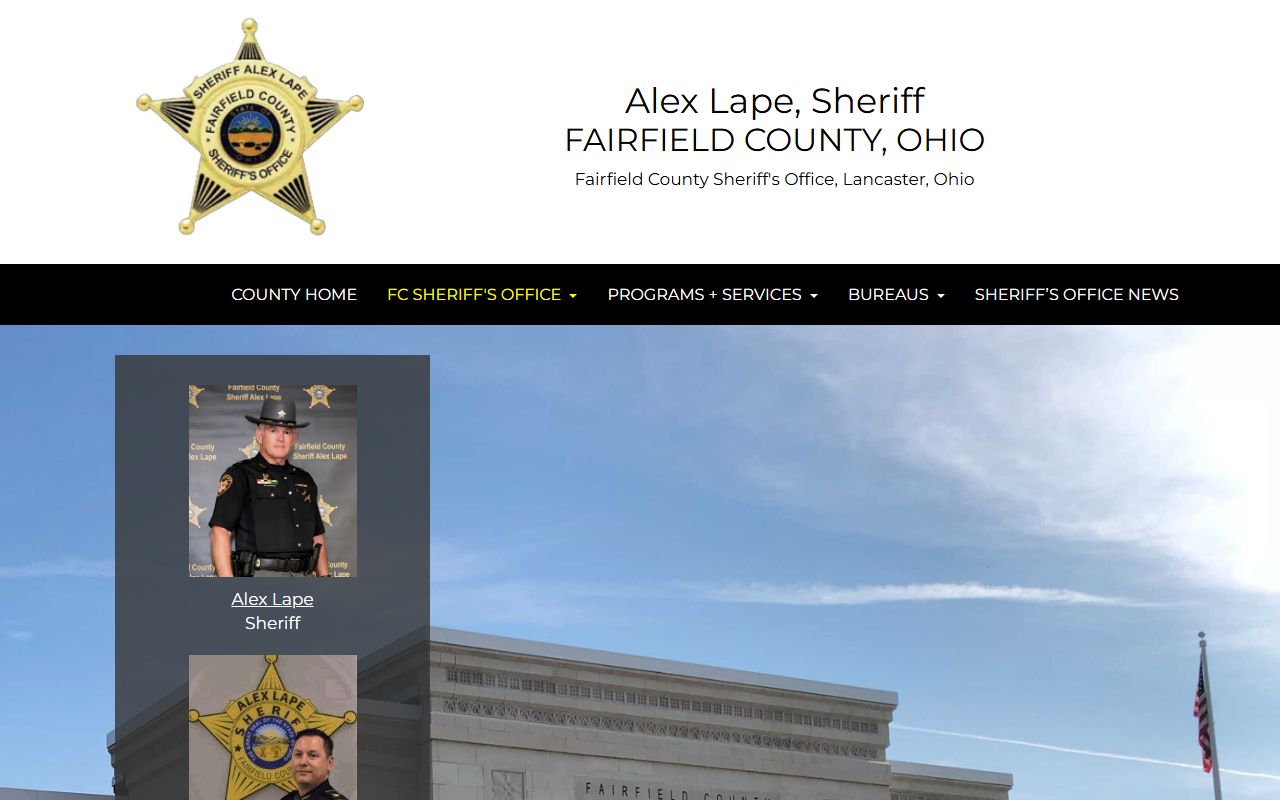 Fairfield County 24 hour booking sheriff portal