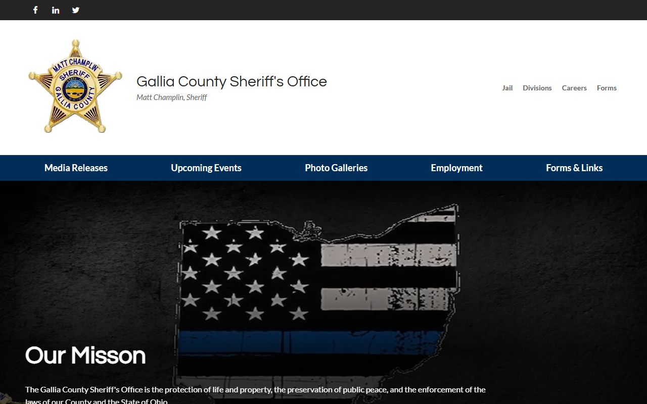 Gallia County 24 hour booking sheriff portal
