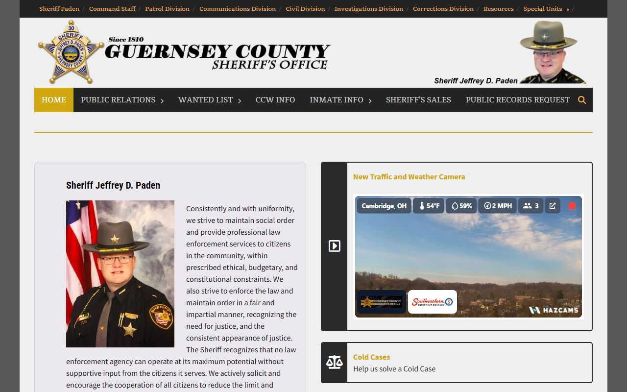 Guernsey County 24 hour booking sheriff portal