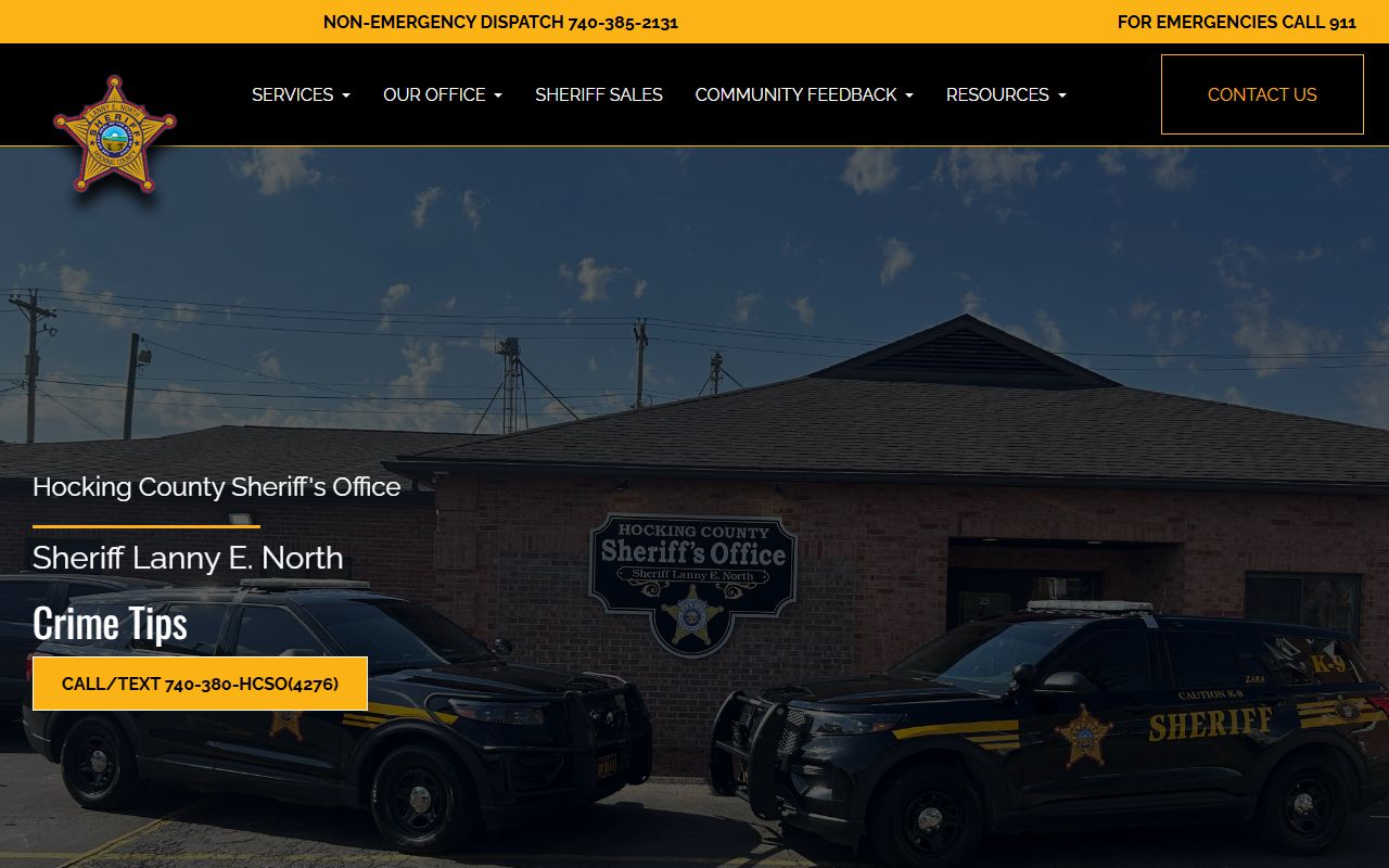 Hocking County 24 hour booking sheriff portal