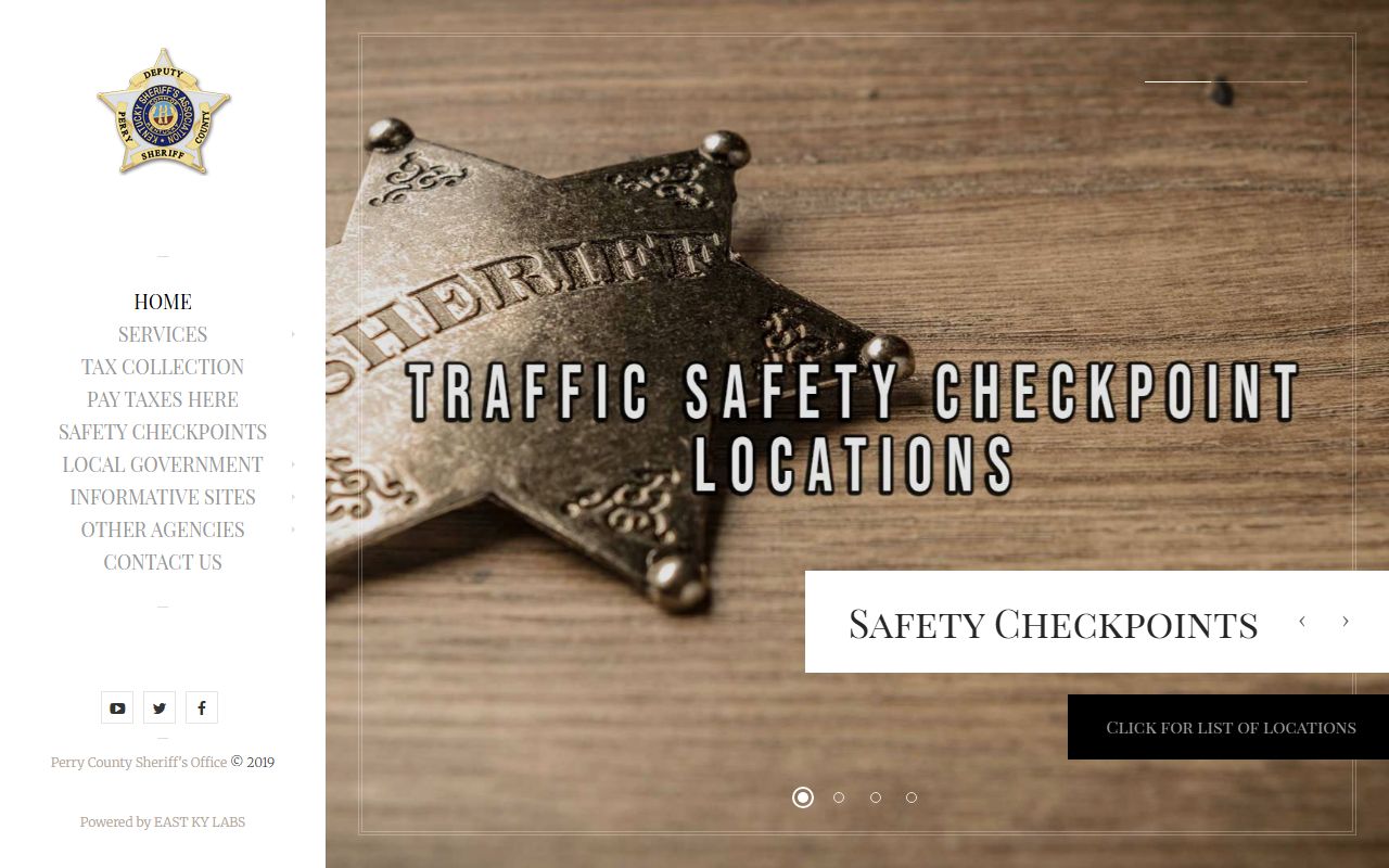 Perry County Sheriff ISOMS portal for 24 hour booking records